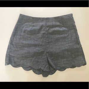 Cute scalloped shorts